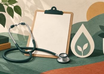 Стетоскоп і бланк медичного документа. Тематична ілюстрація редакції (ШІ).