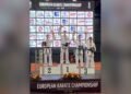 Нагородження учасників чемпіонату Європи з карате у Ризі. Фото Фастівської міської ради.